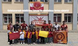 Galatasaraylı miniklere Tatvan’da unutulmaz forma sürprizi