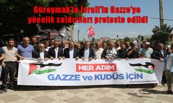 Güroymak’ta İsrail zulmüne karşı Gazze için yürüyüşü düzenlendi