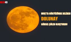 Muş'ta dolunay görsel şölen oluşturdu