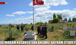 Bulanık Kaymakamı Koşansu, şehit ailelerini ve gazileri unutmadı