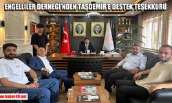 Muş Engelliler Derneği’nden Müdür Taşdemir’e teşekkür ziyareti