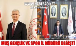 Muş Gençlik ve Spor İl Müdürlüğü’nde görev değişimi
