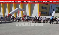 Muşlu sporcular, Van’daki Triatlon Bölgesel Ligi'nde madalyaları topladı