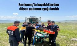 Sarıkamış’ta kayalıktan düşen genç çoban ölümden döndü!