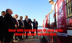 Hazar Gölü temizliği için ilk adım atıldı: "Hazar'ın Nefesi" hizmete girdi