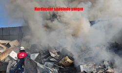 Van’da Hurdacılar Sitesi’nde Korkutan Yangın!