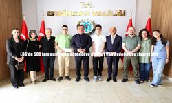 Erzincan’da LGS Şampiyonlarından Vali Aydoğdu’ya Ziyaret: 500 Tam Puanla Türkiye Birincisi Oldular