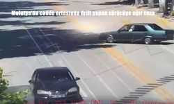 Malatya’da Drift Terörü Kamerada: Ehliyeti Süresiz İptal Edilen Sürücüye Hem Adli Hem İdari Ceza