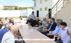 Başkan Şahin Şerifoğulları Rızaiye ve Yemişlik Mahallelerinde Vatandaşlarla Buluştu