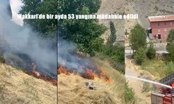 Hakkari’de Son Bir Ayda 53 Yangına Müdahale: İtfaiye Teyakkuzda