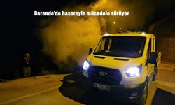 Malatya Darende’de Haşereyle Mücadele Gece Gündüz Sürüyor