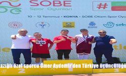 Elazığlı Özel Sporcu Ömer Aydemir, Türkiye Şampiyonası’nda Üçüncü Oldu