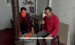 Erzurum’da Temmuz Ayında Soba Yakmak Zorunda Kaldılar