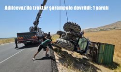 Bitlis Adilcevaz’da Traktör Şarampole Devrildi: 1 Kişi Yaralandı