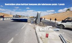 Malatya-Sivas Yolunda Hafriyat Kamyonu Kaza Yaptı: Sürücü Yaralı