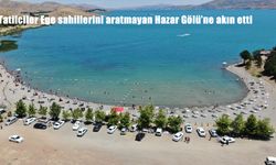 Ege Sahillerini Aratmayan Elazığ Hazar Gölü, Tatilcilerin Akınına Uğruyor