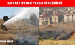 Muş Bayrak Tepe’de çıkan yangın kontrol altına alındı