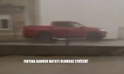 Artvin Yusufeli’nde Şiddetli Fırtına: Çatılar Uçtu, Masalar Havada Savruldu