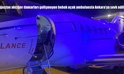 Doğuştan Akciğer Damarları Gelişmeyen 39 Haftalık Bebek Uçak Ambulansla Ankara’ya Sevk Edildi