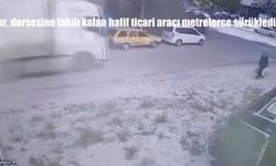 Elazığ’da Tır Faciası: Park Halindeki Aracı Metrelerce Sürükledi, Güvenlik Kamerasına Yansıdı
