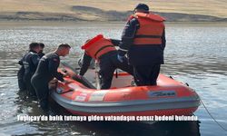 Ağrı Taşlıçay’da Balık Tutmaya Giden Genç Adamın Cansız Bedeni Gölden Çıkarıldı