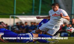 Erzurumspor FK’dan Süper Lig Ekibine Hazırlık Maçında Şok: Rizespor’u 1-0 Mağlup Etti