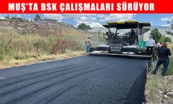 Muş’ta BSK yol yapım çalışmaları aralıksız sürüyor