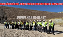 VEDAŞ mühendislerinden Muş Alparslan-II Barajı’na teknik gezi