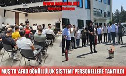 Muş’ta afet tatbikatı ve mobil uygulama eğitimi