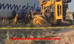 Konya-Aksaray Karayolunda Tır ile Biçerdöver Çarpıştı: 1 Ölü, 1 Yaralı