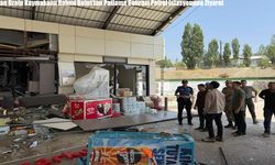 Van Özalp Kaymakamı Rahmi Bulut’tan Patlama Sonrası Petrol İstasyonuna Ziyaret