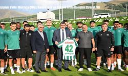Erzurum Valisi Mustafa Çiftçi, Konyaspor’un Yüksek İrtifa Kampını Ziyaret Etti