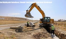 Van Büyükşehir Belediyesi, Elmalık Yolu Çalışmalarını Hızla Sürdürüyor