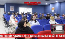 Muş’ta kurum personeline hijyen eğitimi