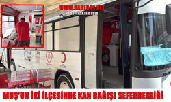 Malazgirt ve Bulanık'ta kan bağışı seferberliği