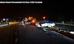 Malatya-Kayseri Karayolunda Feci Kaza: 3 Kişi Yaralandı