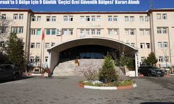 Şırnak’ta 5 Bölge İçin 9 Günlük 'Geçici Özel Güvenlik Bölgesi' Kararı Alındı