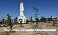 Patnos’ta Yeni Mahalle’ye Çocuklara Özel Modern Park