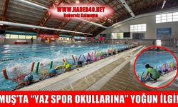 Muş’ta yüzme eğitimi seferberliği: Çocuklar ve gençler hem eğleniyor hem öğreniyor