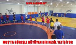 Geleceğin güreşçileri Muş'ta yetişiyor