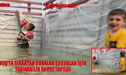 Muş'ta kavurucu sıcaklara ilginç çözüm: Pikap kasasında havuz keyfi