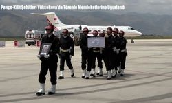 Pençe-Kilit Şehitleri Yüksekova’da Törenle Memleketlerine Uğurlandı