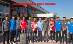 Erzurum Avrupa Şampiyonunu çiçekle karşıladı
