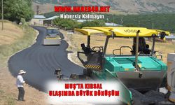 Muş’ta ulaşıma konfor katacak asfalt çalışmaları başladı: Köy yolları yenileniyor