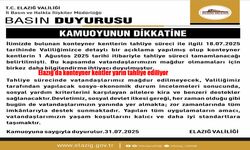 Elazığ’da Konteyner Kentler Boşaltılıyor: 1 Ağustos’tan İtibaren Tahliyeler Başlıyor