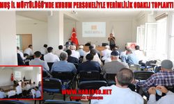 Muş İl Müftülüğü'nde mutat toplantısı
