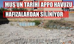 Muş’un tarihi Appo Havuzu hafızalardan siliniyor