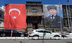 Cumhurbaşkanı Erdoğan’ın Bayrak Çağrısı Kars’ta Karşılık Buldu: Kars Kalesi Ay Yıldızla Donatıldı