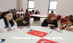 Hakkari’de 15 Temmuz temalı "Resim ve Mektup" yarışması