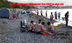 Van’da Kavurucu Sıcaklar Vatandaşları Van Gölü Sahillerine Sürükledi!